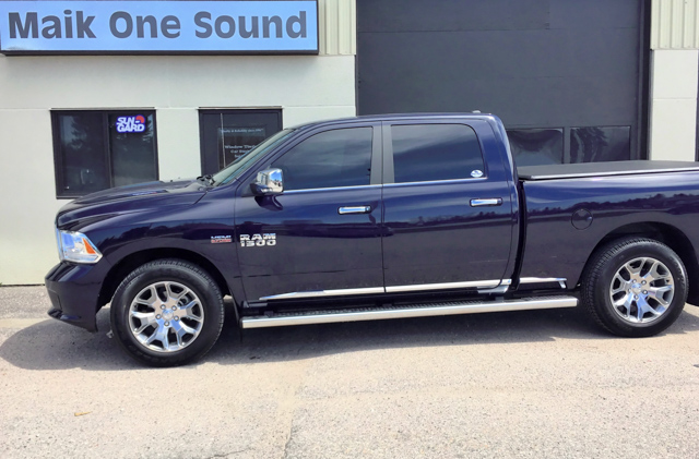 2017 Ram 1500 with professional window tint in North Bay
